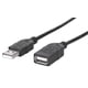 thumbnail image 1 of Cable Extensión USB 2.0 Manhattan Negro 1 Metro, 1 of 3