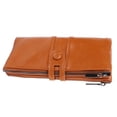 thumbnail image 2 of Cartera para mujer cierre de cremallera cartera retro con bloqueo RFID para exteriores ANGGREK Otros, 2 of 8