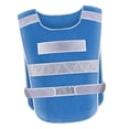 thumbnail image 2 of Chaleco de seguridad de color ajustable, reflectante de alta visibilidad para advertencia de seguridad. Azul, 2 of 7
