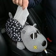 thumbnail image 2 of Cartoon Car Tissue Holder, Large Capacity Auto Armrest Tissue Holder Center Console Tissues Container, Cute Plush Hanging Pouch Car Accessories, 2 of 6