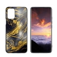 thumbnail image 1 of Compatible with LG K42 Phone Case, Golden-Marble-156 Case Men Women, Flexible Silicone Shockproof Case for LG K42, 1 of 1