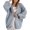 Grey, variant on Cardigan Sweaters for Women Fall Winter Long Lantern Sleeve Loose Casual Open Front Fuzzy Sweater Coats Outerwear