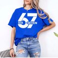 thumbnail image 2 of 67 Six Seven Meme T-Shirt, Funny Saying Six Seven T-Shirt, Multicolors, Size S-5XL, 2 of 5