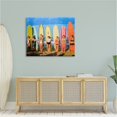 thumbnail image 2 of Stupell Industries Modern Pop Style Women Surfing Ocean Sports Graphic Art Gallery Wrapped Canvas Print Wall Art, Design by Graffitee Studios, 2 of 7