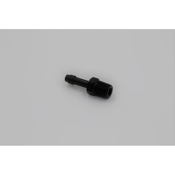 Fragola 1/4 Hose Barb x 1/8 NPT Low Profile - Black