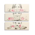 thumbnail image 1 of Cuadro Kessa Muebles  ALL YOU NEED IS LOVE, 1 of 1