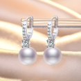 thumbnail image 2 of Nuevos pendientes de plata de ley 925 de alta calidad para mujer, exquisitos accesorios de joyería para novia, estudiante, regalo de moda de boda, 2 of 2