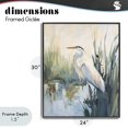 thumbnail image 4 of Stupell Industries Rustic Lodge King Of The Marsh Black Framed Giclee Art, 24 x 30, by Creative Studio, 4 of 8