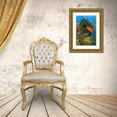 thumbnail image 3 of Shimlock, Jones 23x32 Gold Ornate Wood Framed with Double Matting Museum Art Print Titled - Coral trout swims past reef, Papua, Indonesia, 3 of 4