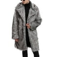 thumbnail image 2 of Men's Autumn And Winter Single Lapel Long Sleeve Coat Cardigan Coat, 2 of 9
