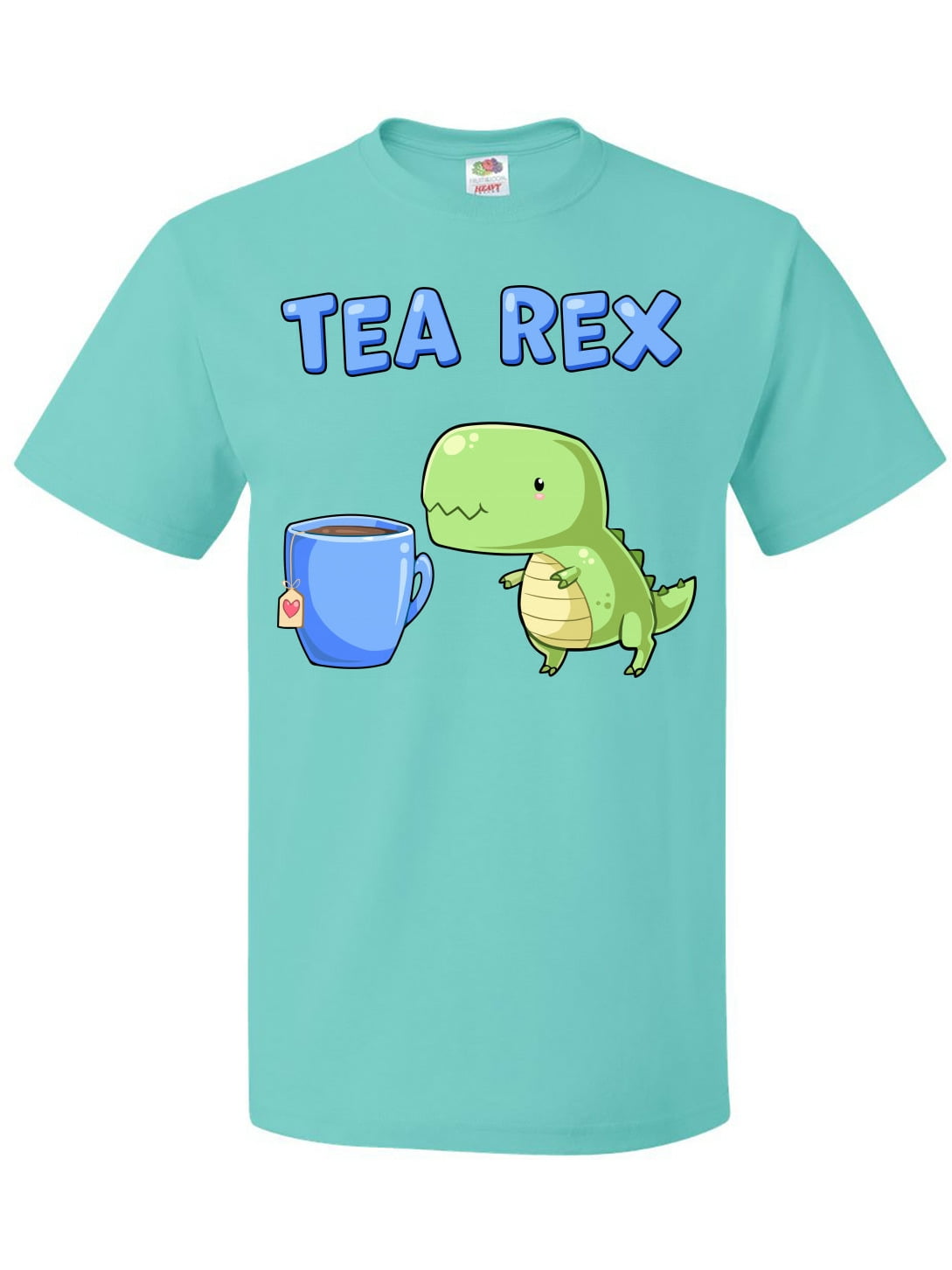 Inktastic Tea Rex Cute Green Dinosaur 