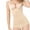 BEIGE, variant on Tummy Flatten High Waist Smooth and Silky Female / Women Slimming Bodysuit Shapewear, XL