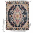 thumbnail image 2 of Vintage Boho Waterproof Fabric Shower Curtain,Middle Century Western Geometric Abstract Art Waterproof Fabric Shower Curtain for Bathroom Curtains Bathtubs Shower Curtains with 12 Hooks Stall 54x78in, 2 of 8