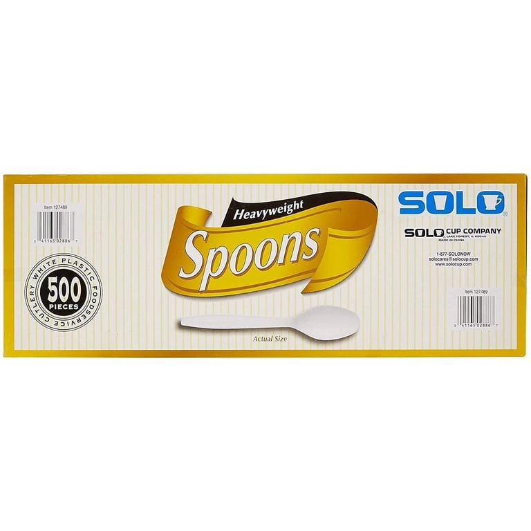 Solo Heavyweight Plastic Spoons, 500 Count photo 2