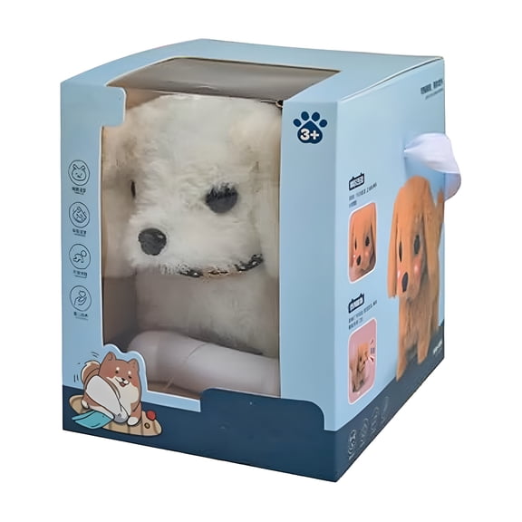 BESTSKY Robot Puppy - Realistic Robot Puppy That Acts Like A Real Puppy,Toy Dogs That Walk,Bark,Cute Soft Mini Robot Puppy for Kids Gifts