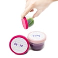 thumbnail image 3 of Youngever 18 Sets Baby Food Storage, 2 Ounce Baby Food Containers with Lids, 9 Pink Colors, with Lids Labels, 3 of 4