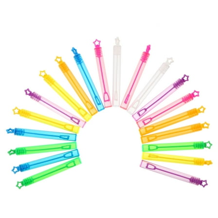 PBPBOX 30Pcs Empty Bubble Wands Easy Refill Lightweight Plastic for Bubble Making