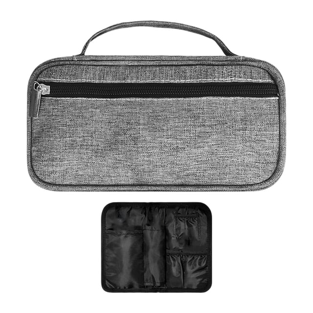 Estuche de viaje , bolsa de refrigeración portátil, práctico con forro aislante, bolsa de viaje compacta y organizada, estuche de