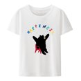 thumbnail image 1 of Camisetas de anime con estampado de felicidad, camisetas transpirables, divertidas, ajustadas, góticas, estampadas, camisetas gráficas de ocio, camisetas creativas hipster, 1 of 7