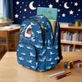 thumbnail image 3 of Yspwyqan Boys Shark Backpack Set, 17" Large Capacity Cartoon Backpack Set for Kids with Lunch Bag, Pencil Case, Water Bottle Bag for Boys, Back to School Supplies for Elementary Middle School, 3 of 7