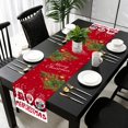 thumbnail image 3 of Buffalo Plaid Winter Christmas Table Runner 14x 71 Inch, 3 of 7