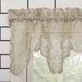 thumbnail image 3 of No. 918 Quinn Floral Lace Sheer Rod Pocket Kitchen Curtains, 58"x14", Oat, 3 of 5
