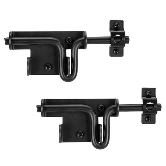 Heavy Duty Slide Bolt Gate Latch,Sliding Door Lock with Padlock Hole, Hardware for Shed Door/Barn