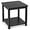 Black, variant on HYJY Patio Small Side Table, Acacia Wood 18 inch Double-Deck Coffee Table with Storage Tier for Living Room, Garden, Balcony, Porch, Deck (Black)