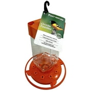 First Nature Oriole Bird Nectar Feeder Orange 32 oz