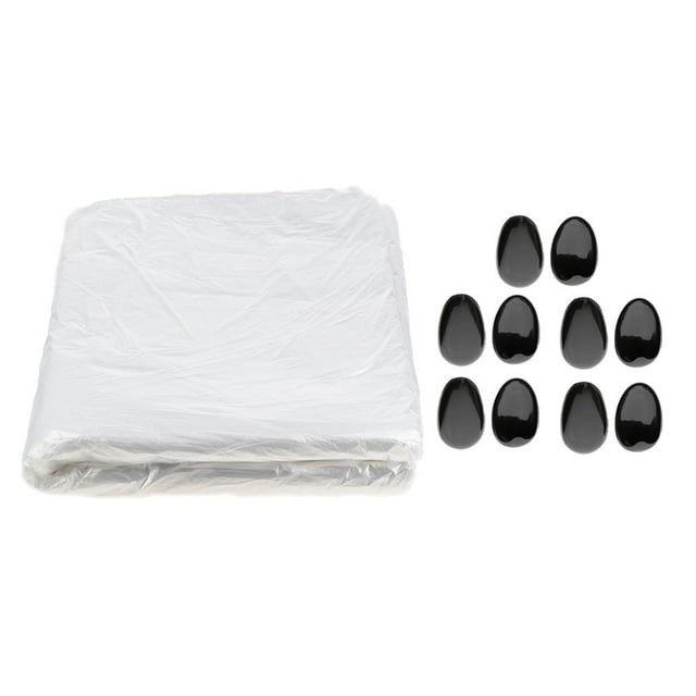 Capas Desechables de Cabellero Colco 50 Piezas Mantón de Cuello Desechable