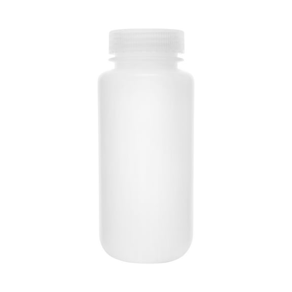 Reagent Bottle, 500mL - Wide Mouth with Screw Cap - HDPE - Eisco Labs