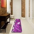 thumbnail image 3 of Dreamtimes Lollipop Snowman Cute Hallway Runner Rug 2'x6' Kitchen Rug with Rubber Backing Purple Christmasation Non Slip Entryway Rug Runner Soft Area Rug for Hallway Bedroom Kitchen, 3 of 6