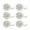 A, variant on 1/6Pcs Button Covers Faux Pearls Shiny Rhinestone Flower Shape Button Clip with Pliers Press Dress Suit Tux Accessories