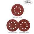 thumbnail image 1 of 30pcs 5 Inch 8 Holes Abrasive Sanding Discs Sanding Paper 60/120/240 Grit Sand Paper, 1 of 6