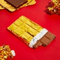 thumbnail image 3 of Juvale Gold Foil Sheets - Food-Safe Gold Aluminum Foil - Candy & Chocolate Bar Wrappers - 100 Pack, 6 x 7.5 in, 3 of 10