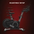 thumbnail image 3 of FitRx Hyper Indoor Exercise Bike, Adjustable Magnetic Resistance Stationary Cardio Workout Bike with LCD Screen for Home Workouts, 3 of 11