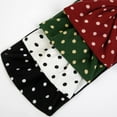 thumbnail image 3 of 4 Packs Polka Dot Headbands for Women Wide Stylish Head Wraps Thick Hairbands Large African Sport Yoga Turban Headband Hair Accessories, 3 of 11