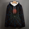 thumbnail image 5 of LAOLIUSN Novelty Long Sleeve Hoodie Funny Spider Graphic Sweatshirts S-4XL, 5 of 7