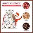 thumbnail image 7 of Fuzoiu happy new year Raccoon Print Christmas Gift Bag,Burlap Gift Bag with Drawstring Closure & Hang Tag,Perfect for Holidays, Birthdays, and Special Occasions-Small, 7 of 7