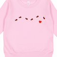 thumbnail image 3 of Inktastic Ladybug Trail Toddler Sweatshirt, 3 of 4