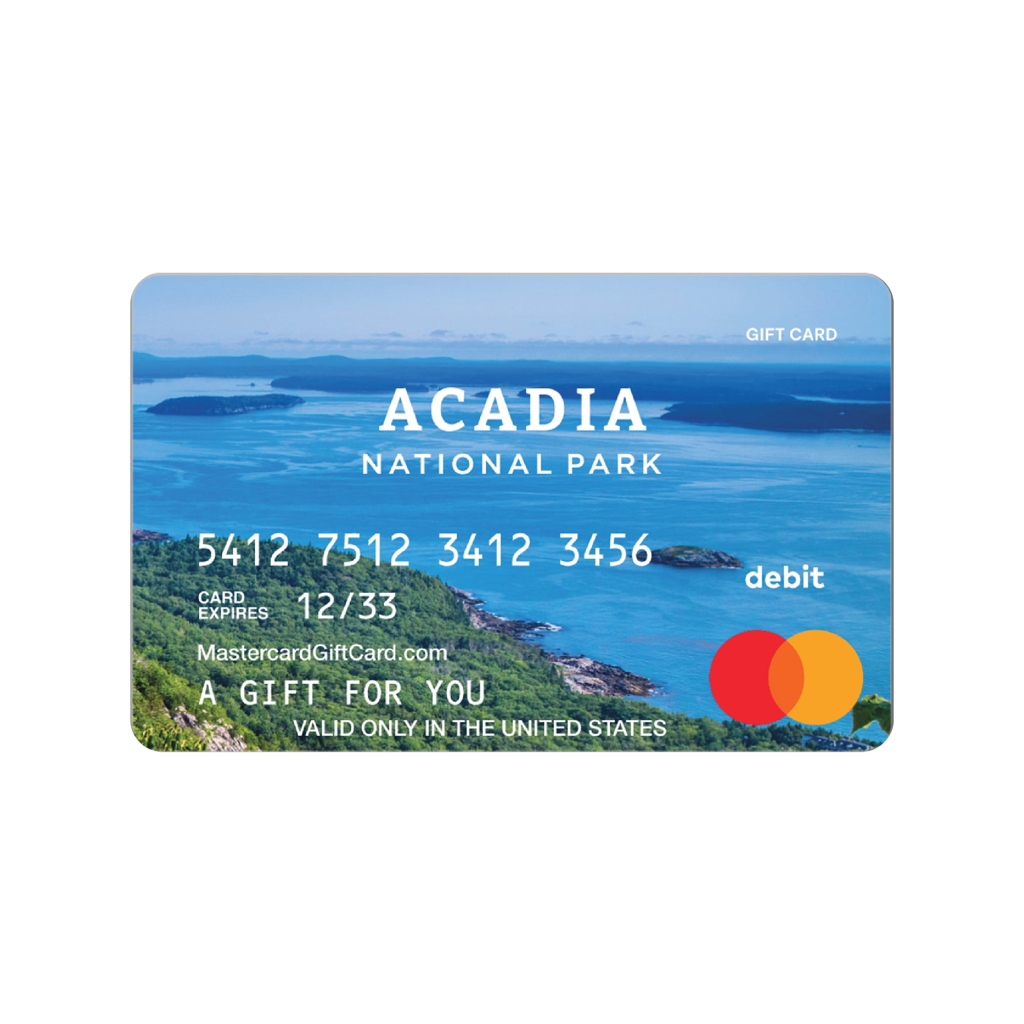 Mastercard® $20-$500 eGift Card Acadia (Plus $6.84 Purchase Fee) [Email Delivery]