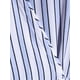 Robe Fausse Wrap à Manches Longues Time And Tru - Bleue Rayée - Neuve Avec étiquettes - Taille Regular