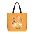 thumbnail image 1 of Fotbe Sunflower Gnomes 2 Bolsa Tote con Estampado para Mujer, Bolsos con Cremallera, Bolsa de Hombro Casual de Gran Capacidad con Bolsillos Internos, 1 of 7