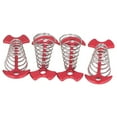 thumbnail image 1 of YUMILI Clous de Tente en arête de Poisson – 4 piquets de Tente en Alliage d'aluminium en Acier Inoxydable avec piquets de Tente en arête de Poisson avec Ressort, doré/Rouge/Bleu/argenté(Rouge), 1 of 14