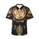 thumbnail image 1 of Balery Dreamcatcher With Mandala Camisas hawaianas de manga corta para hombre, camisas playeras de corte holgado, camisas de vacaciones con botones,Small, 1 of 7