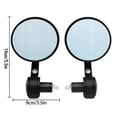 thumbnail image 6 of ZOYONE Motorcycle Modification Rearview Mirror 2Pcs 7/8" Round Handlebar Rear Mirrors, 6 of 6