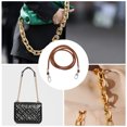 thumbnail image 5 of Unique Bargains 1 Pc Reusable Handbag Strap for Office Light Brown PU Metal, 5 of 5
