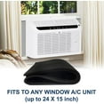 "HQRP 2pack Air Conditioner Home Size Foam Filter, Cuttofit, 24"" x