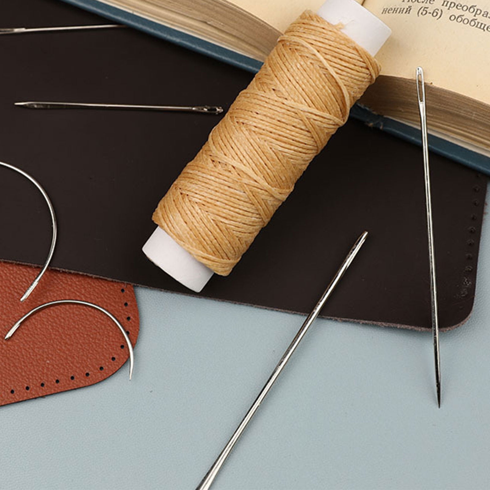 10 Set Leather Sewing Needle Set Upholstery Needle Curved Needle Embroidery Needle Leather Hand Sewing Needle for Craft