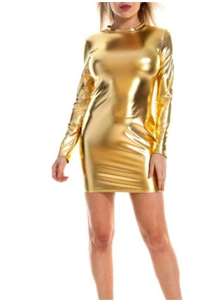 Gold Rush Mini Dress